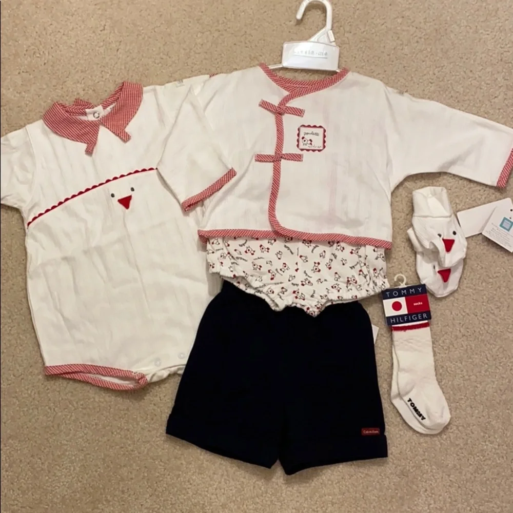 NWT Little Me, Calvin Klein and Tommy Hilfiger lot